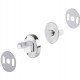 Magnetické zapínanie Ø18 mm nikel5 - 5sada