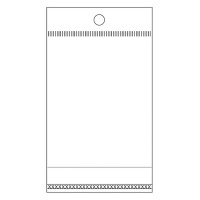PP vrecko s lepiacou lištou a závesom 6x10,5 cm100 - 100ks