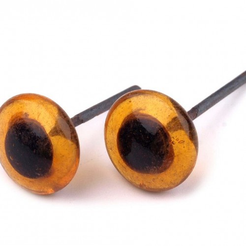 Sklenené oči na zapichnutie Ø8 mm10 - 10ks