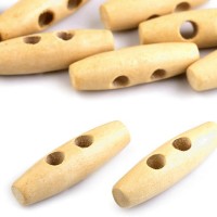 Drevený gombík oliva 12x40 mm10 - 10ks