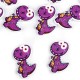 Drevený dekoračný gombík opica, dinosaurus, vtáčik 10ks