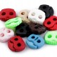 Brzdičky s dvoma dierkami 20x20 mm10 - 10ks