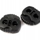 Brzdičky s dvoma dierkami 20x20 mm10 - 10ks