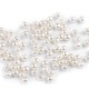 Plastové voskové koráliky / perly Glance Ø4 mm 10g