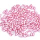 Plastové voskové koráliky / perly Glance ryža 3x6 mm 10g