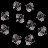 Plastové koráliky brúsené slniečko 8x8 mm 20g