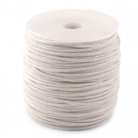 Bavlnená šnúra macrame Ø3 mm splietaná10 - 10m