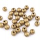 Drevené korálky metalické Ø10 mm 20g