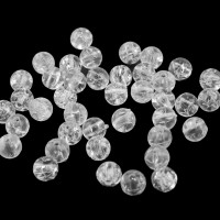 Plastové korálky kraklované Ø8 mm30 - 30g