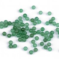 Minerálne korálky Avanturín Ø4 mm40 - 40ks