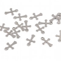 Prívesok krížik 9x13 mm 15ks
