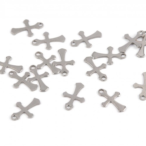 Prívesok krížik 9x13 mm 15ks