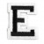 5 "E" čierna