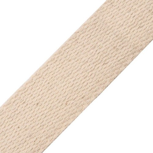 Bavlnený popruh šírka 30 mm hrubší režný5 - 5m