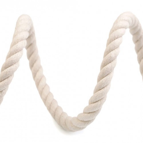 Bavlnená šnúra krútená Ø10 mm tuhá, macrame 1m