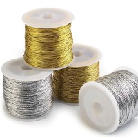 Dutinka s lurexom Ø1 mm guľatá, vianočná 1ks