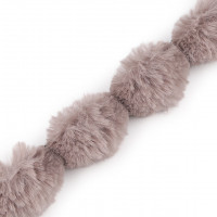 Všívacia lemovka / lampas z umelej kožušiny šírka 30 mm 1m