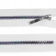 Dúhový kostený zips šírka 5 mm dĺžka 80 cm 1ks