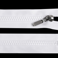 Kostený zips No 5 dĺžka 50 cm s ozdobným jazdcom 1ks