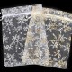 Darčekové vrecúško vločky 13x18 cm organza10 - 10ks