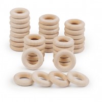 Drevený krúžok vonkajší Ø24 mm10 - 10ks