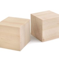 Drevená kocka - polotovar na dotvorenie 4x4 cm10 - 10ks
