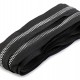 Zips kostený so striebornými zúbkami No 8 metráž 1m