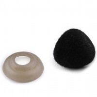 Ňufák zamatový s poistkou 14x15 mm5 - 5sada