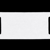 Papierová karta 6,5x14 cm s výrezom 200ks