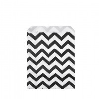 Papierové vrecko chevron 10x14 cm 100ks