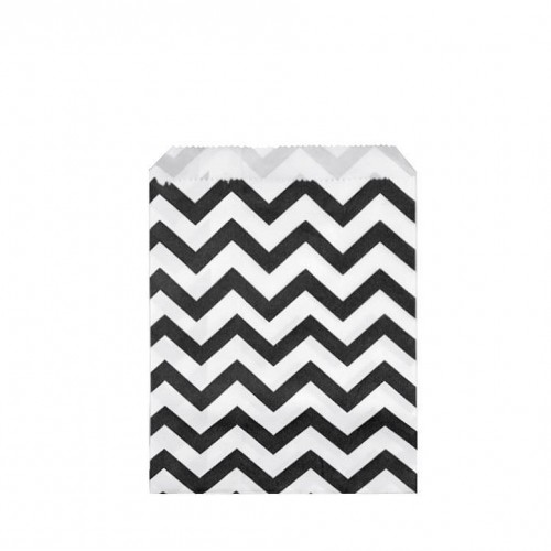 Papierové vrecko chevron 10x14 cm 100ks