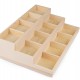 Drevené plato/organizér 3 poschodový 24x35,5 cm 1ks