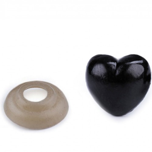 Ňufák srdce s poistkou 12x13 mm5 - 5sada