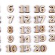 Čísla na výrobu adventného kalendára / 1-241 - 1sáčok
