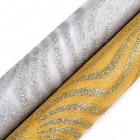 Organza s glitrami šírka 48 cm 4.5m