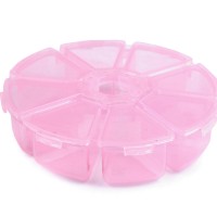 Plastový box / zásobník Ø10 cm 1ks