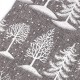 Vianočné darčekové vrecúško stromček 20x30 cm imitácia juty1 - 1ks