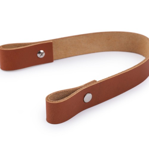 Kožené ucho na tašku / kabelku šírka 2 cm dĺžka 30 cm1 - 1ks