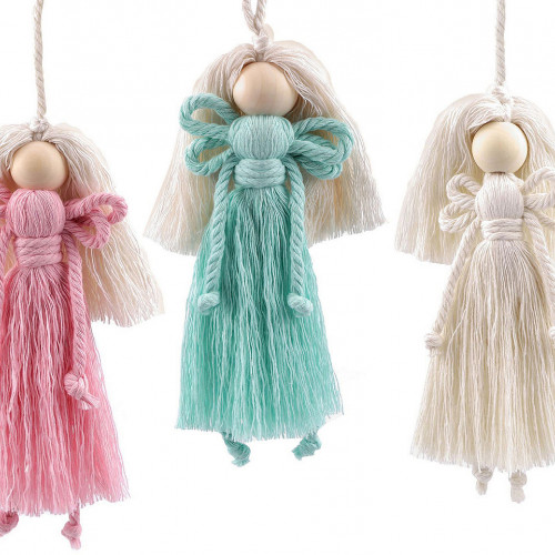 Anjelka hand made macrame na zavesenie 1ks