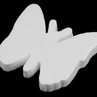 Motýľ 12,5x13 cm polystyrén 10ks