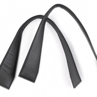 Koženkové uchá na tašky polotovar dĺžka 47 cm 2ks