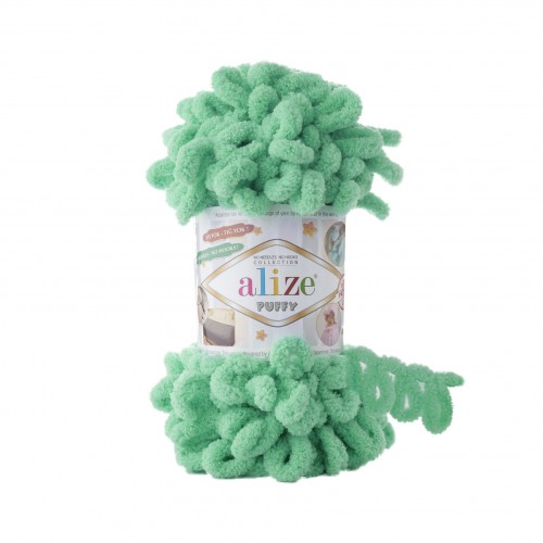Alize Puffy 741 Modrozelená