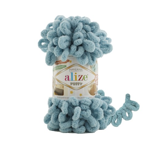 Alize Puffy 414 Azúrová