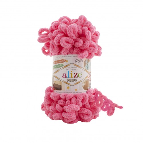 Alize Puffy 377 Živá ružová