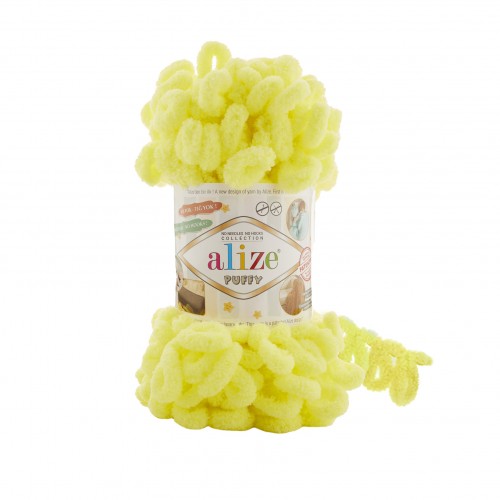 Alize Puffy 552 Neónová žltá
