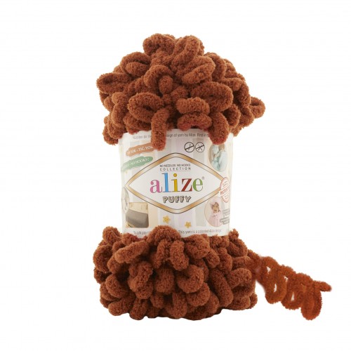 Alize Puffy 597 Tehlová