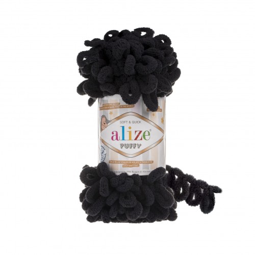 Alize Puffy 60 Čierna