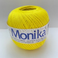 Háčkovacia priadza Monika 1654, sýta žltá